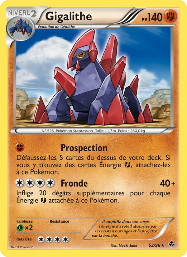 Carte Gigalithe 53/98 – Pouvoirs Émergents