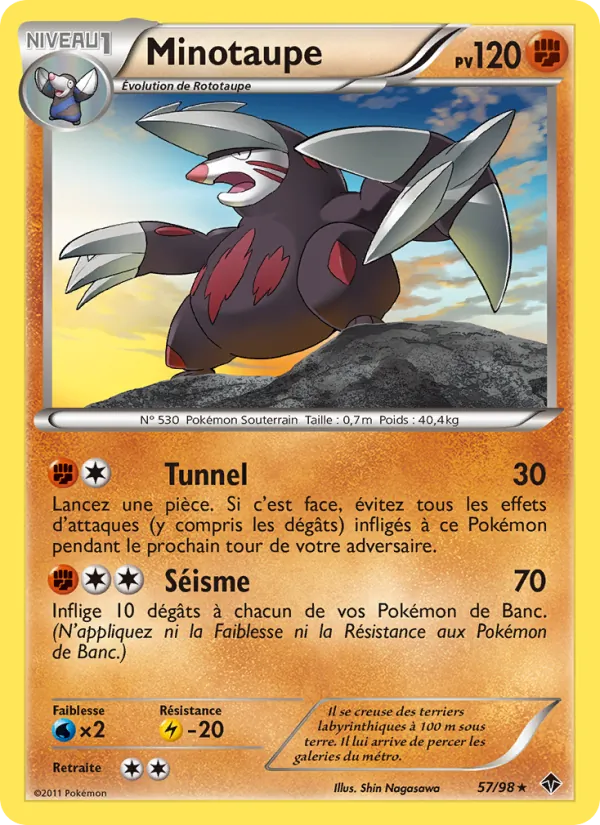 Carte Minotaupe 57/98 – Pouvoirs Émergents