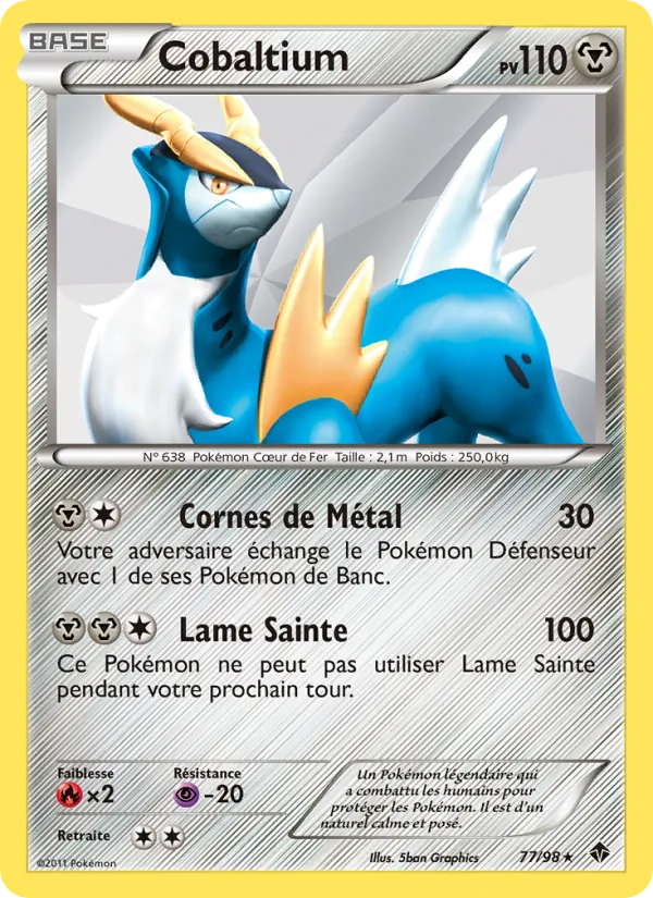 Carte Cobaltium 77/98 – Pouvoirs Émergents
