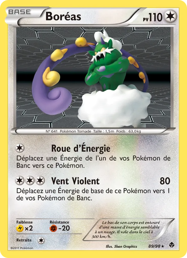 Carte Boréas 89/98 – Pouvoirs Émergents