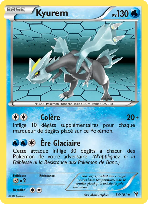 Carte Kyurem 34/101 – Nobles Victoires