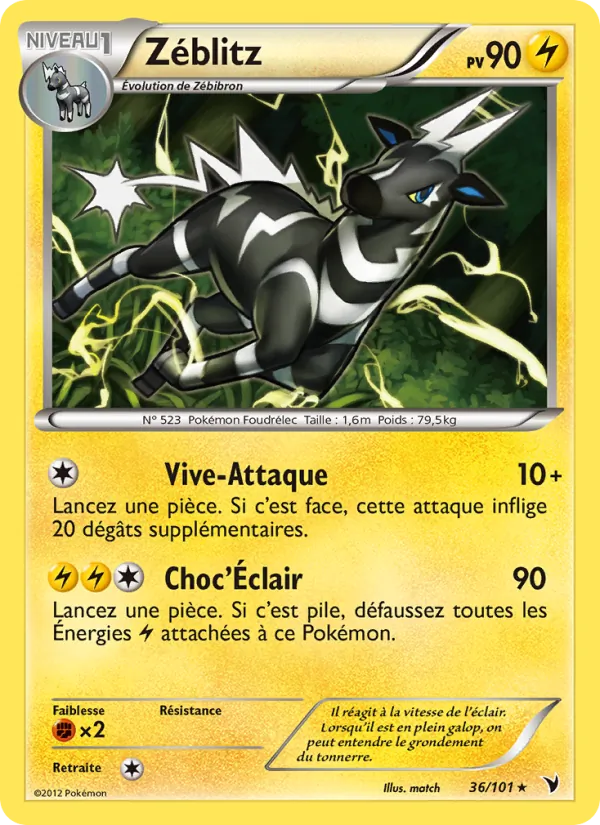Carte Zéblitz 36/101 – Nobles Victoires