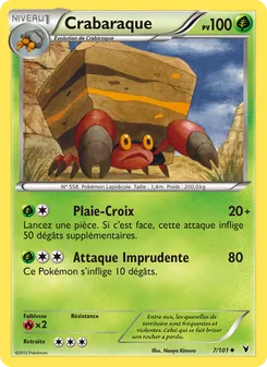 Carte Crabaraque 7/101 – Nobles Victoires