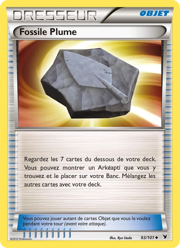 Carte Fossile Plume 93/101 – Nobles Victoires