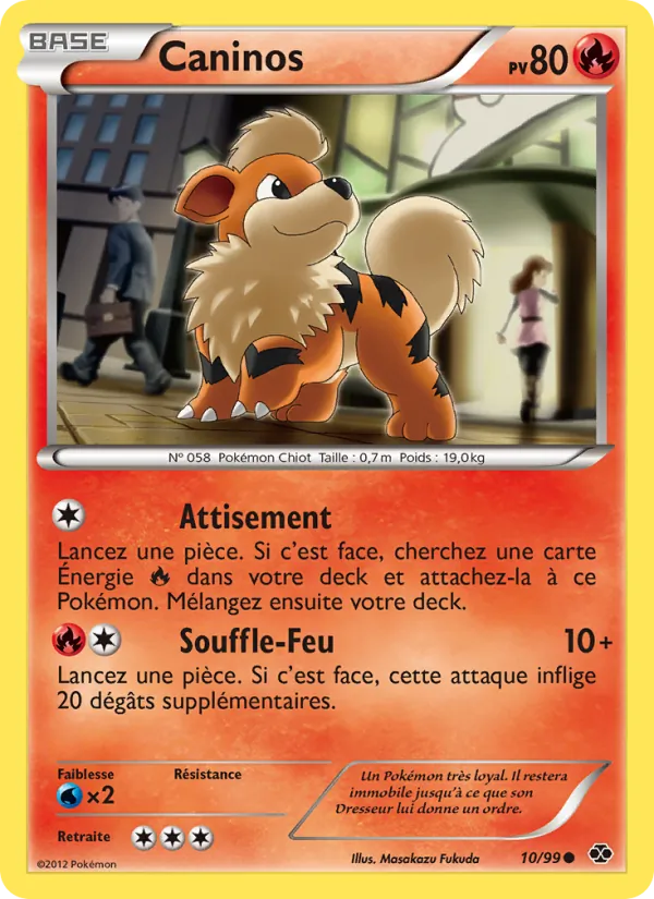 Carte Caninos 10/99 – Destinées Futures