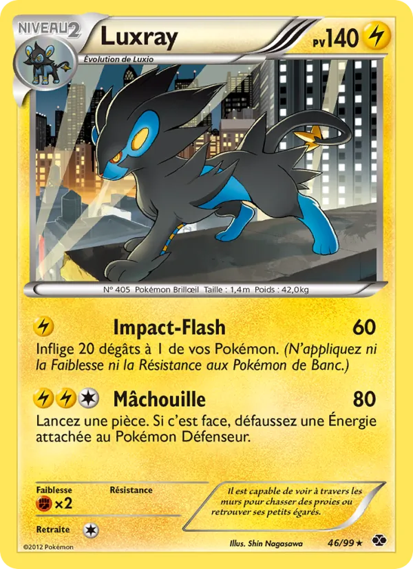 Carte Luxray 46/99 – Destinées Futures