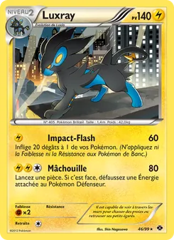 Carte Luxray 46/99 – Destinées Futures