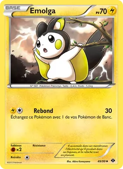 Carte Emolga 49/99 – Destinées Futures