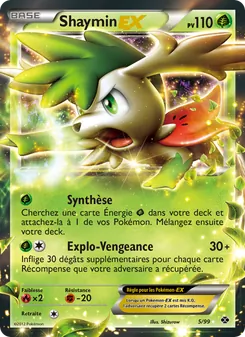 Carte Shaymin-EX 5/99 – Destinées Futures