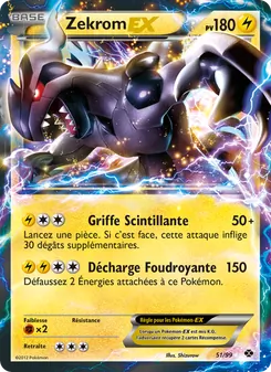 Carte Zekrom-EX 51/99 – Destinées Futures