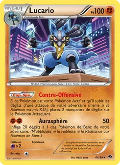 Carte Lucario 64/99 – Destinées Futures