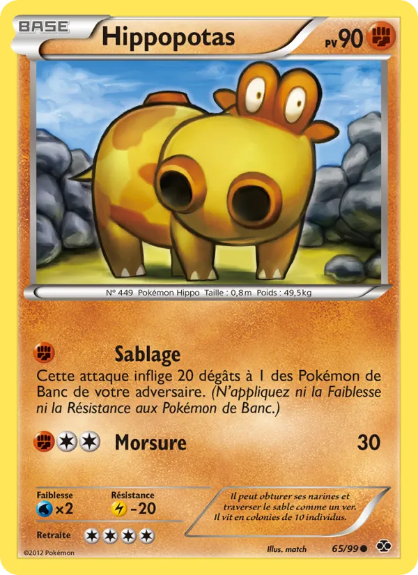 Carte Hippopotas 65/99 – Destinées Futures