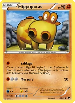 Carte Hippopotas 65/99 – Destinées Futures