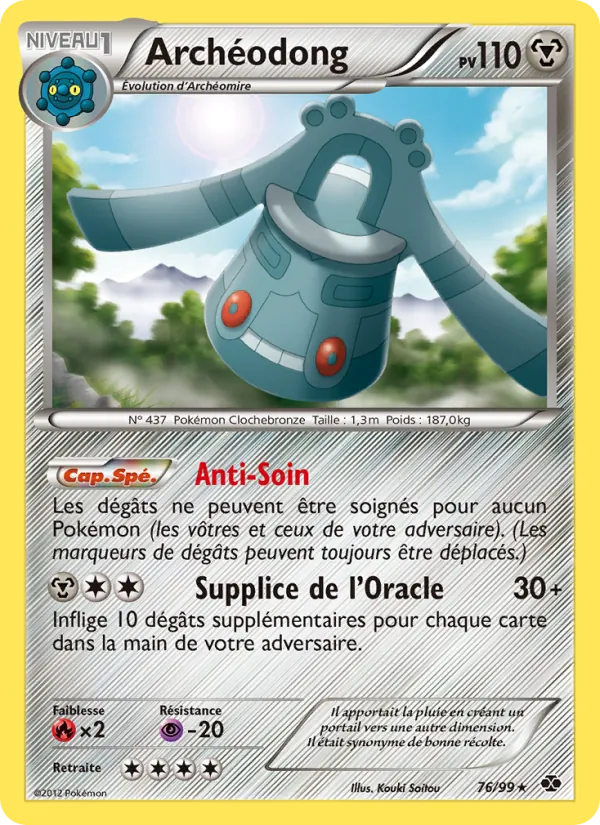Carte Archéodong 76/99 – Destinées Futures