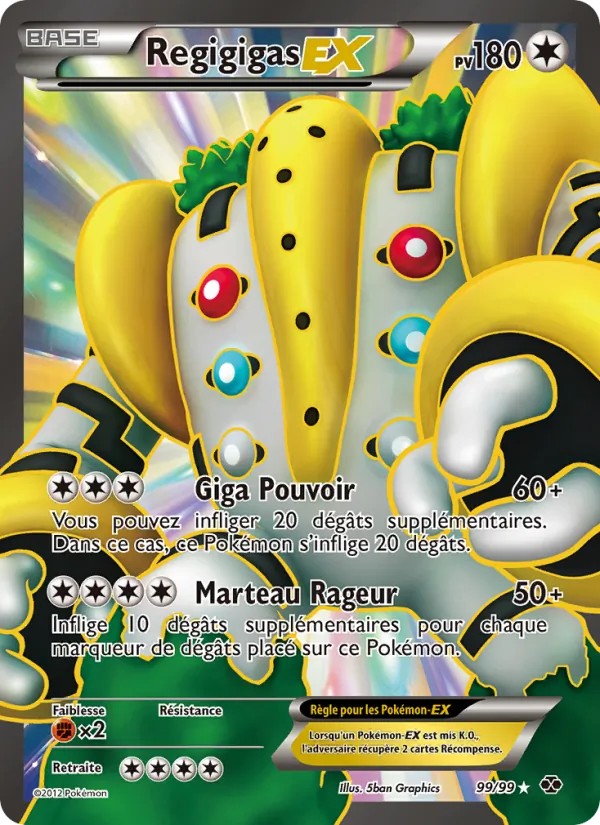 Carte Regigigas-EX 99/99 – Destinées Futures