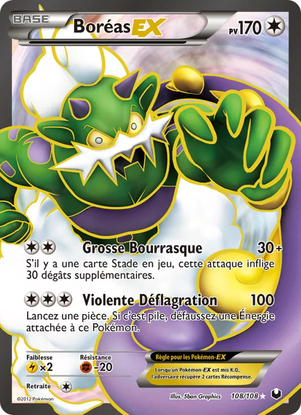 Carte Boréas-EX 108/108 – Explorateurs Obscurs