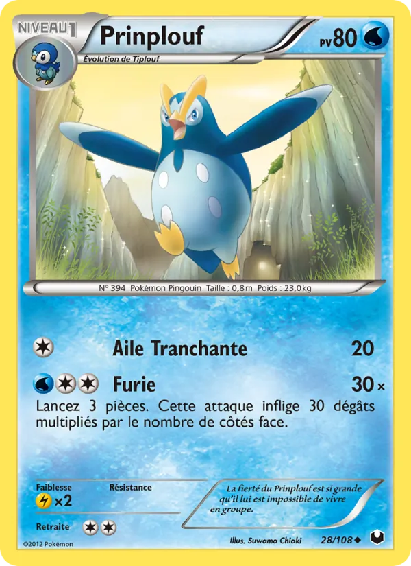 Carte Prinplouf 28/108 – Explorateurs Obscurs