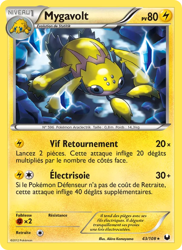Carte Mygavolt 43/108 – Explorateurs Obscurs