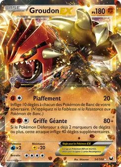 Carte Groudon-EX 54/108 – Explorateurs Obscurs
