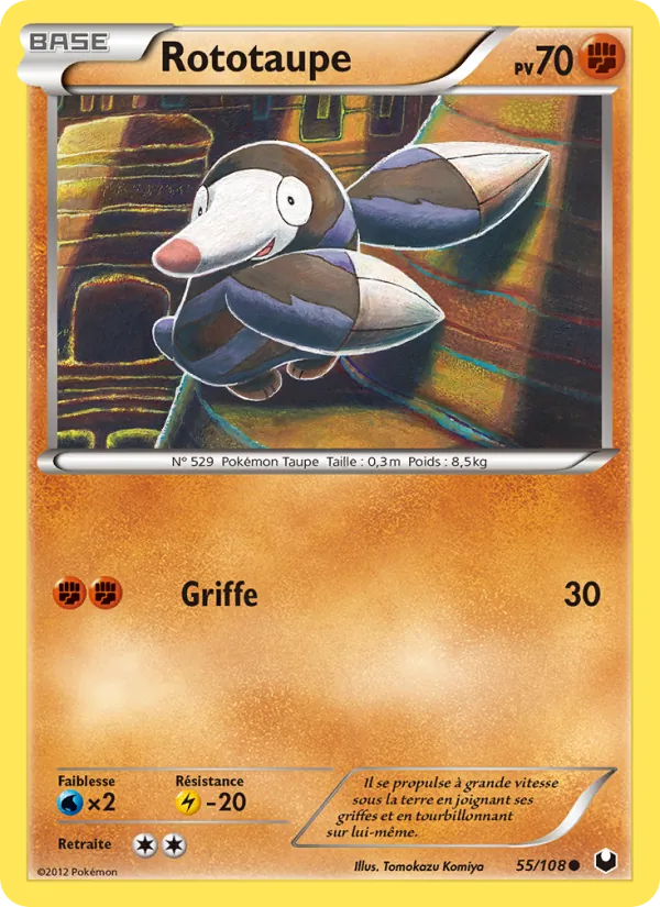 Carte Rototaupe 55/108 – Explorateurs Obscurs