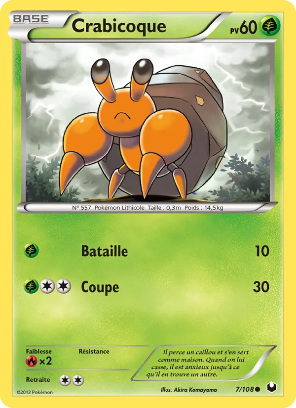 Carte Crabicoque 7/108 – Explorateurs Obscurs