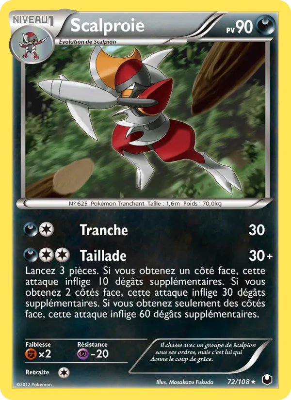 Carte Scalproie 72/108 – Explorateurs Obscurs