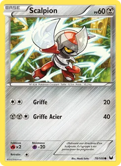 Carte Scalpion 78/108 – Explorateurs Obscurs