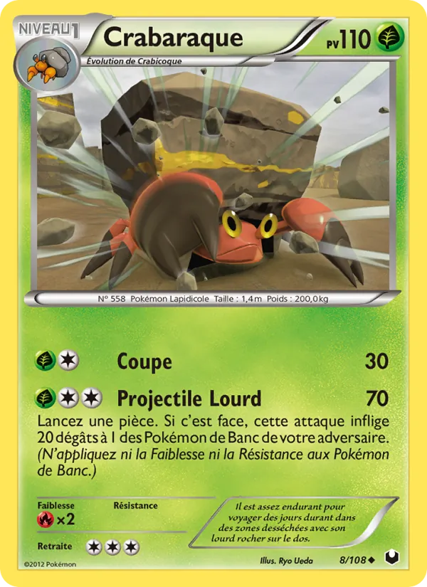 Carte Crabaraque 8/108 – Explorateurs Obscurs