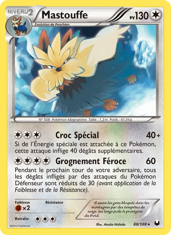 Carte Mastouffe 88/108 – Explorateurs Obscurs
