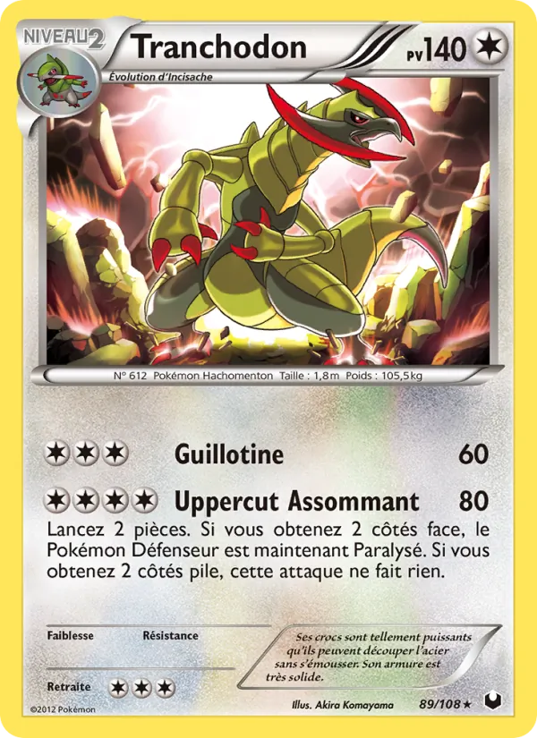 Carte Tranchodon 89/108 – Explorateurs Obscurs