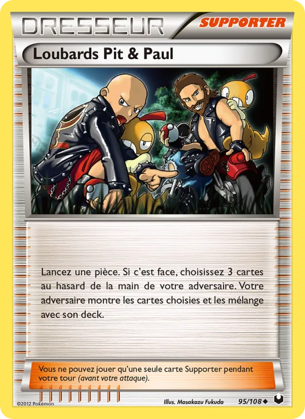 Carte Loubards Pit & Paul 95/108 – Explorateurs Obscurs