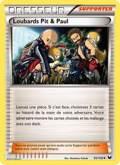 Carte Loubards Pit & Paul 95/108 – Explorateurs Obscurs