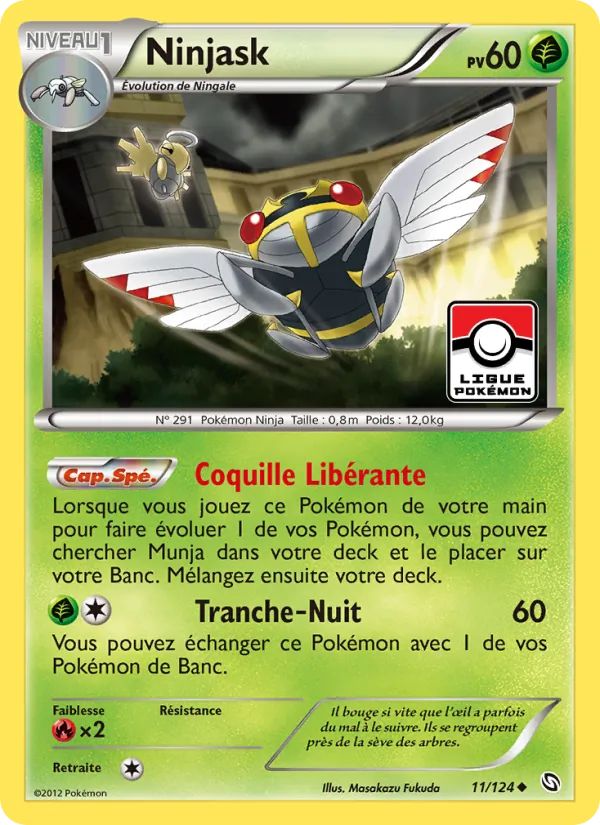 Carte Ninjask 11/124 – Dragons Exaltés