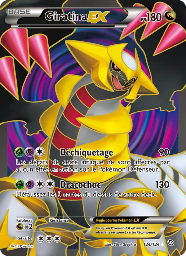 Carte Giratina-EX 124/124 – Dragons Exaltés