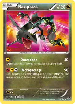 Carte Rayquaza 128/124 – Dragons Éxaltés