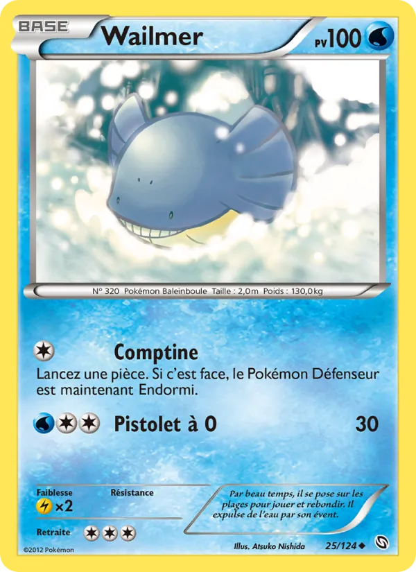 Carte Wailmer 25/124 – Dragons Exaltés