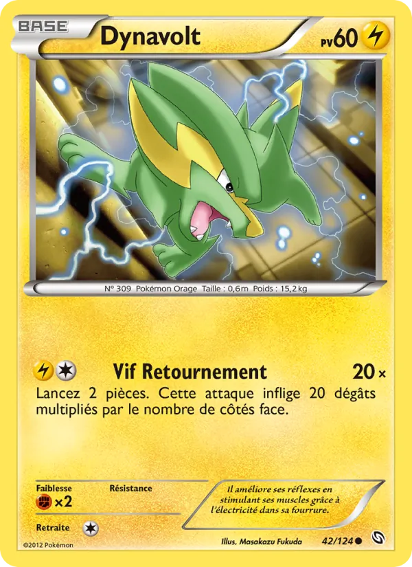 Carte Dynavolt 42/124 – Dragons Éxaltés