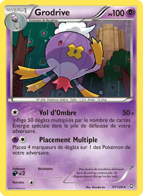 Carte Grodrive 51/124 – Dragons Exaltés