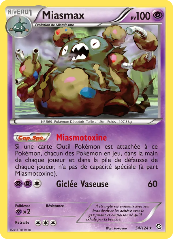 Carte Miasmax 54/124 – Dragons Exaltés