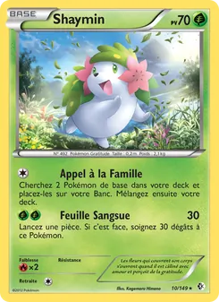 Carte Shaymin 10/149 – Frontières Franchies