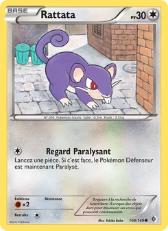 Carte Rattata 104/149 – Frontières Franchies