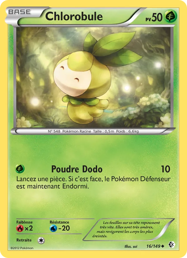 Carte Chlorobule 16/149 – Frontières Franchies