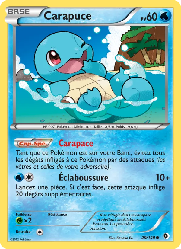 Carte Carapuce 29/149 – Frontières Franchies