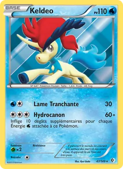 Carte Keldeo 47/149 – Frontières Franchies