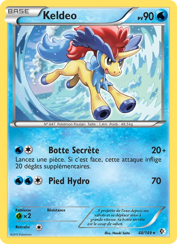 Carte Keldeo 48/149 – Frontières Franchies