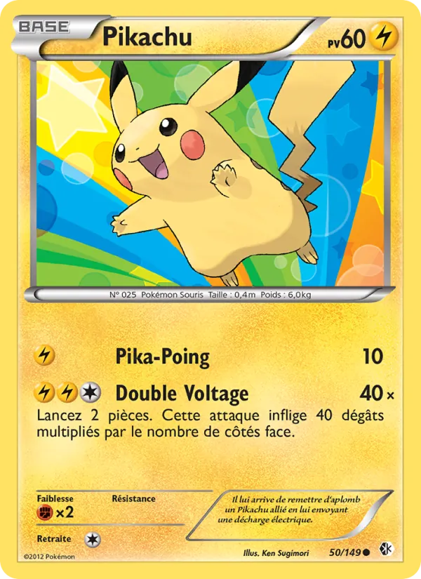 Carte Pikachu 50/149 – Frontières Franchies