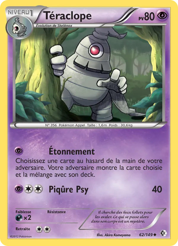 Carte Téraclope 62/149 – Frontières Franchies