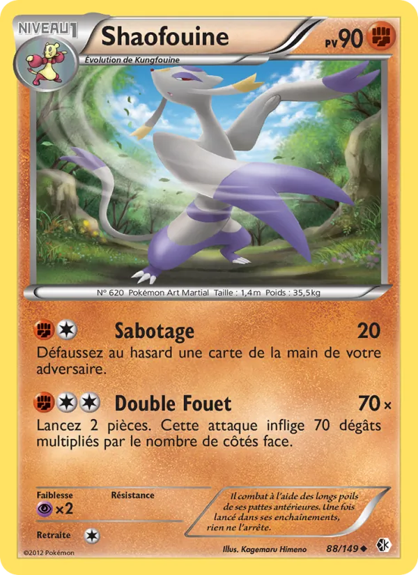 Carte Shaofouine 88/149 – Frontières Franchies