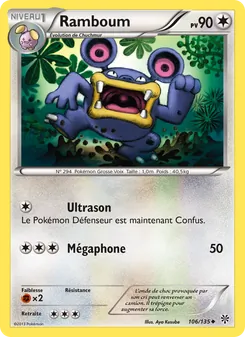 Carte Ramboum 106/135 – Tempète Plasma