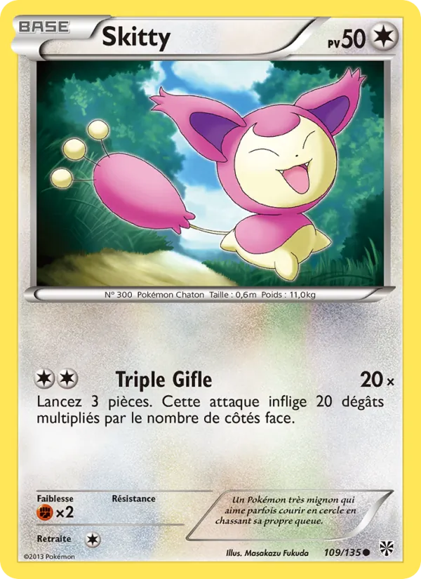 Carte Skitty 109/135 – Tempête Plasma